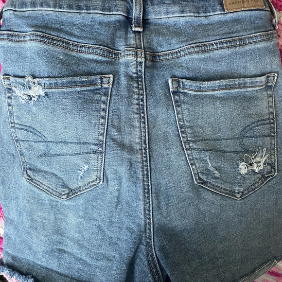 American Eagle curvy high waist rainbow shorts - Picture 5 of 8